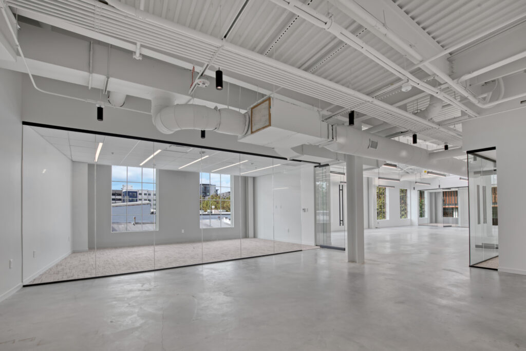 High-end offices with natural light.