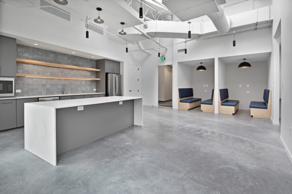 Kitchen and break area.